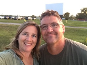 Selfie at the drive-in