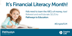 Financial Literacy Month ad