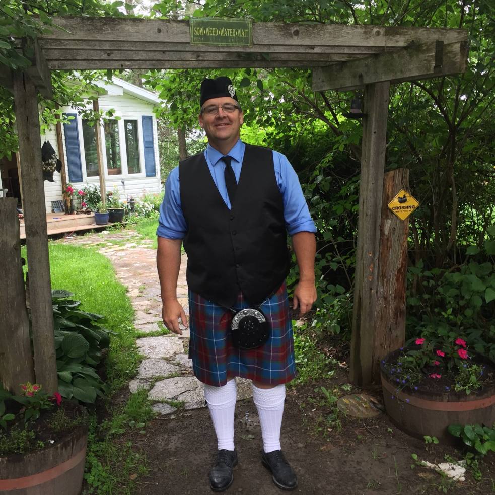Man in kilt