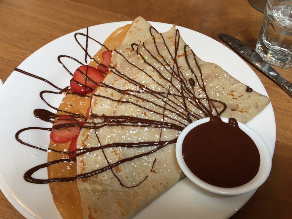 chocolate crepes