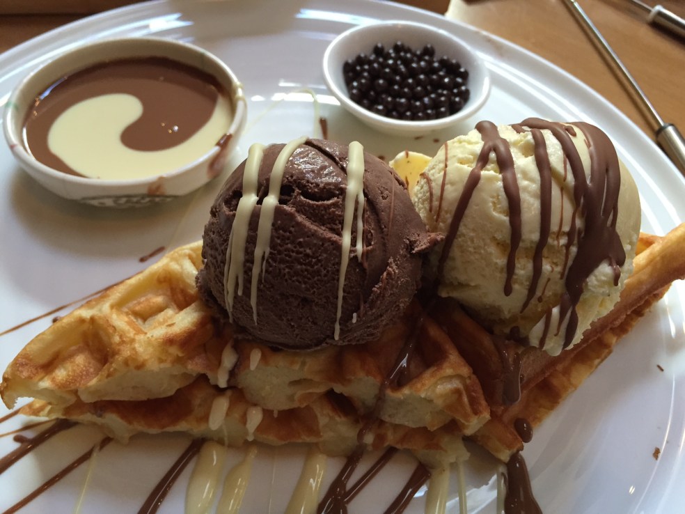 chocolate waffles