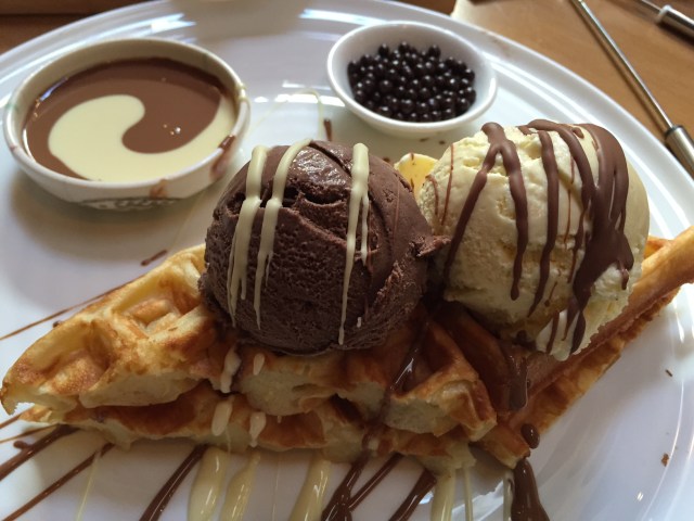 chocolate waffles