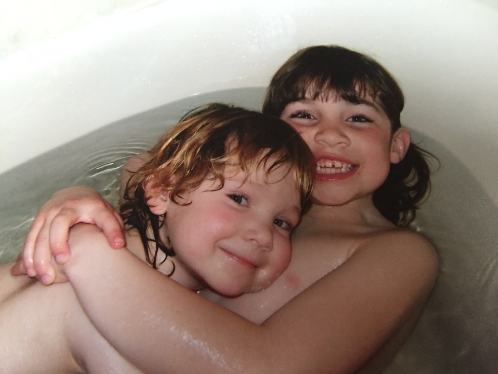 Girls in bathtub