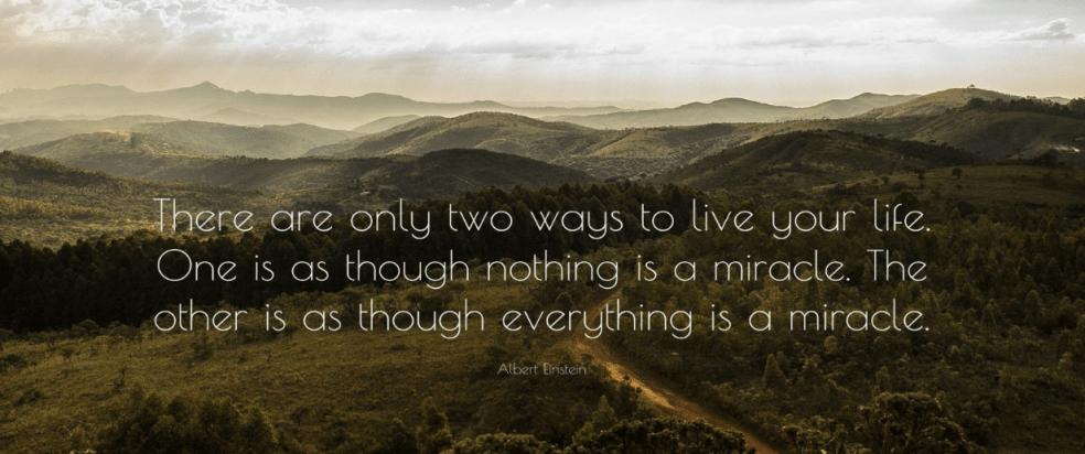 Albert Einstein quote on gratitude