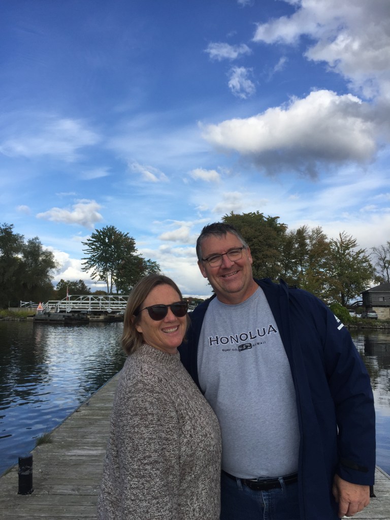 Author and her husband at Rideau Canal