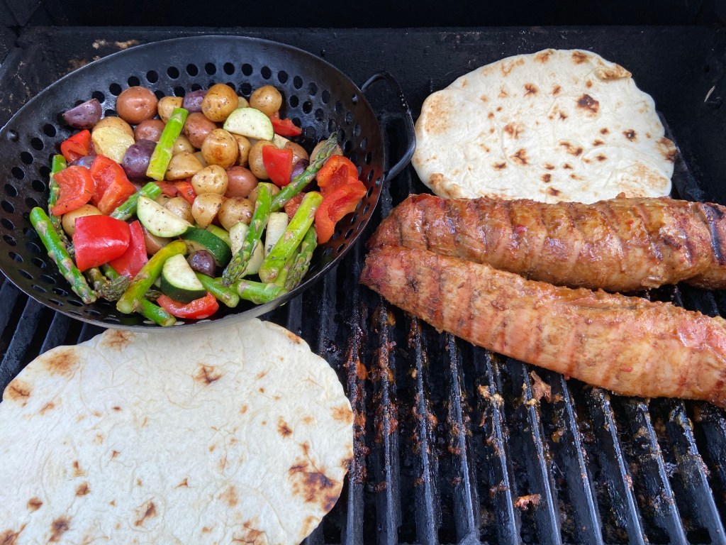Pork tenderloin on the BBQ
