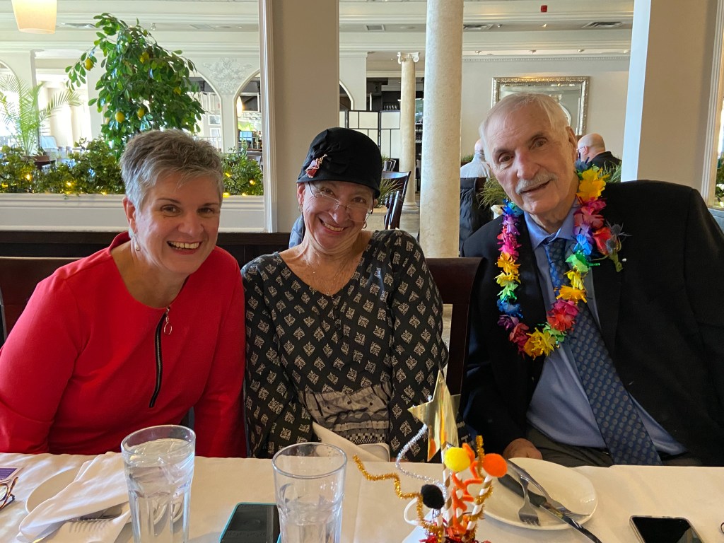 My 90-year old father-in-law and his two daughters