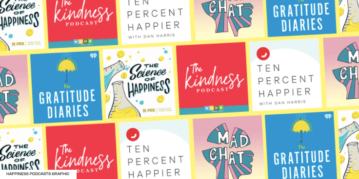 happiness podcasts poster