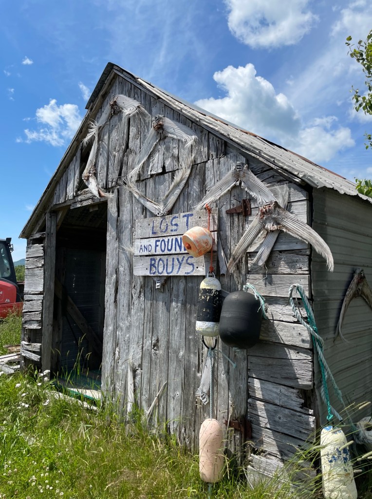 Lost and Found Bouys fishing shack