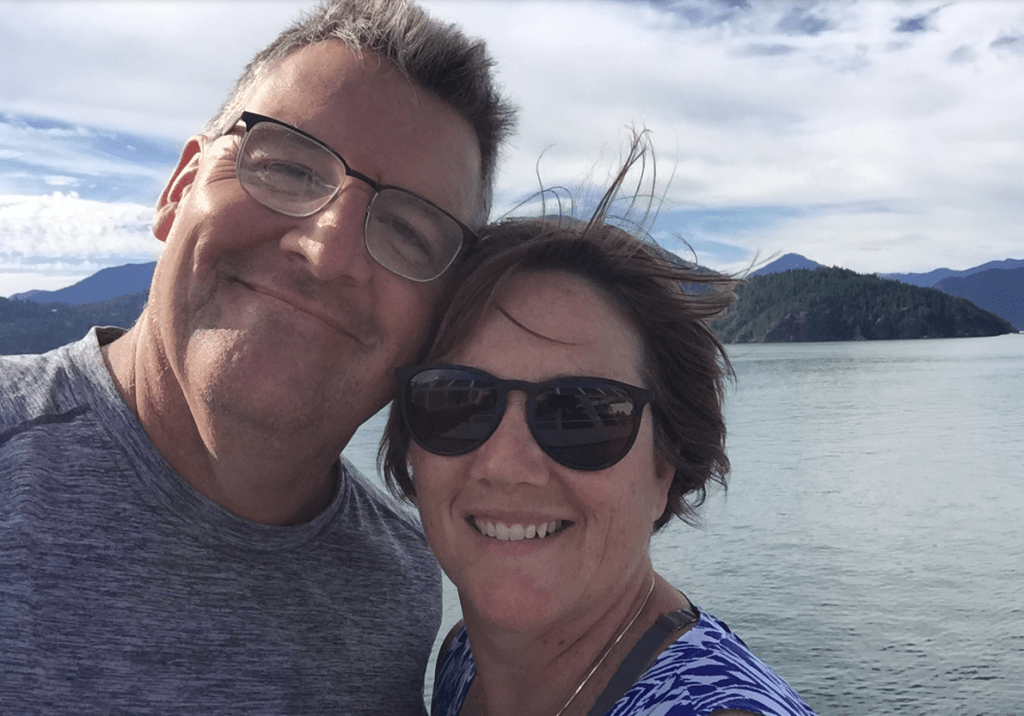 Happy couple of 30 years