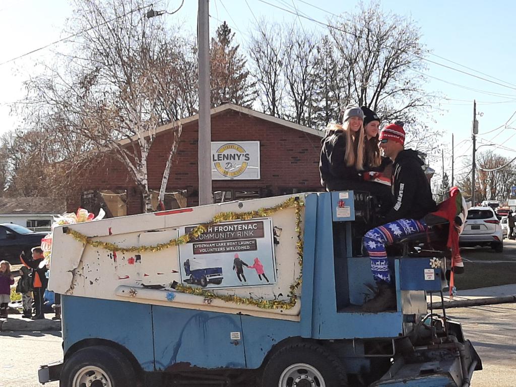 Old Zamboni in parade