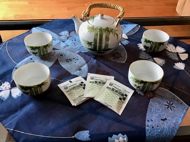 Japanese green tea set