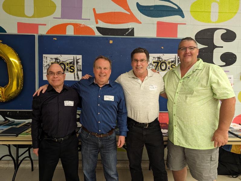 Dave and three of his buddies