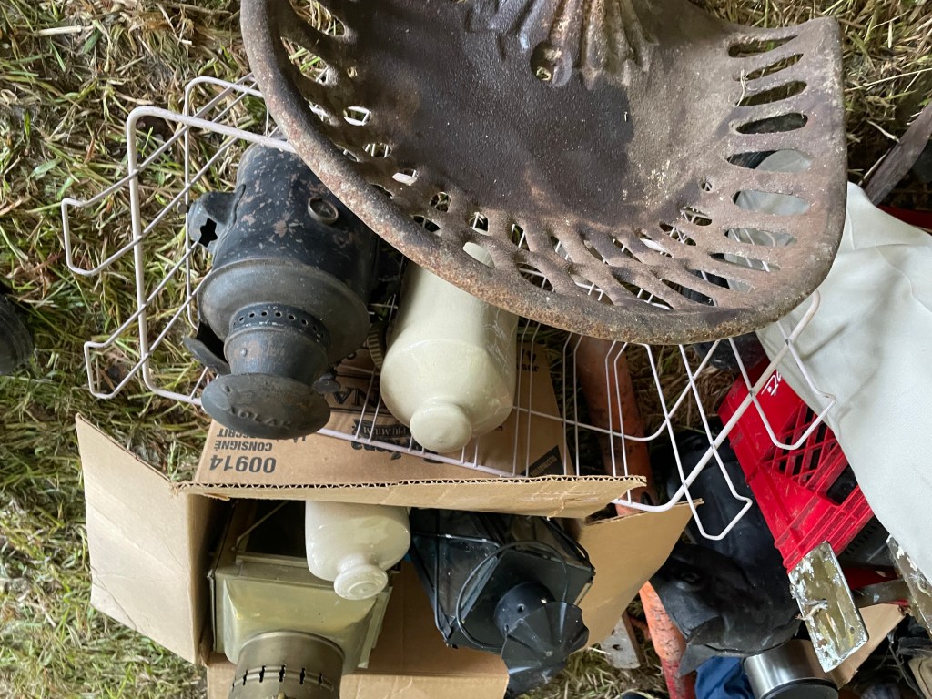 Items bought at an auction