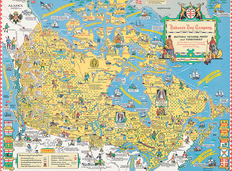 Hudson Bay Company map up for auction