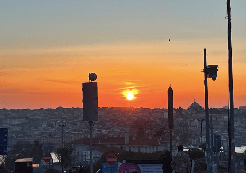 Istanbul at sunset
