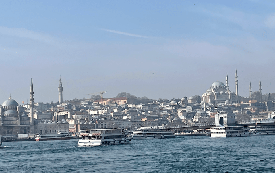 Ferries in Istanbul harbour