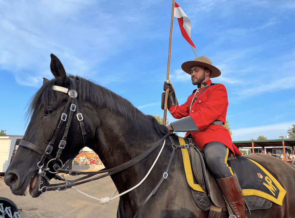 RCMP officer on horse Gendarme