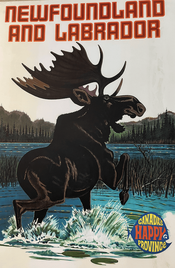 1965 poster promoting Newfoundland as the Happy Province